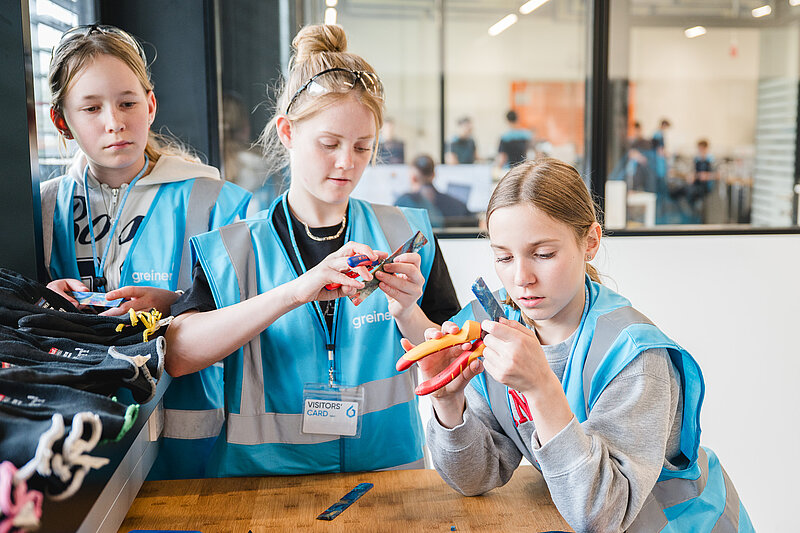 Girls Day im Greiner Ausbildungszentrum 