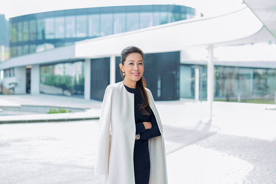 Saori Dubourg, Vorstandsvorsitzende der Greiner AG