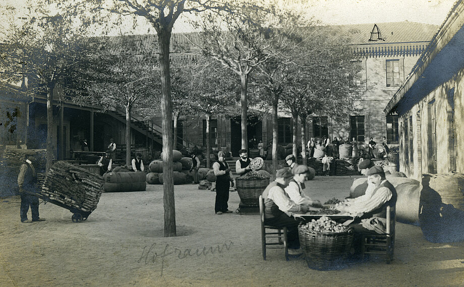 Betriebseröffnung in San Feliu, Spanien in den 1920er Jahren