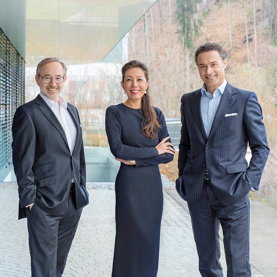Vorstandstrio der Greiner AG 2024