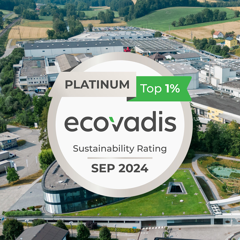 Platin für Greiner beim Nachhaltigkeitsrating von EcoVadis 